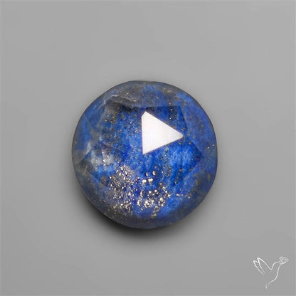 Rose Cut Himalayan Quartz With Lapis Lazuli Doublet