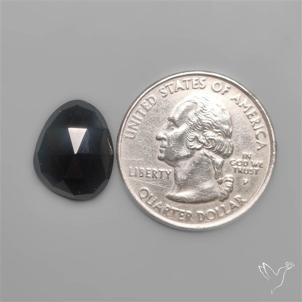 Rose Cut Black Spinel