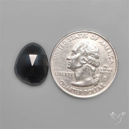 Rose Cut Black Spinel