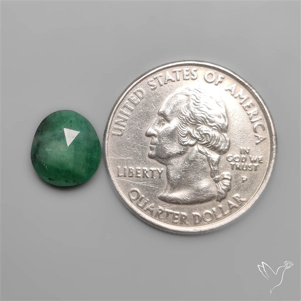 Rose Cut Emerald