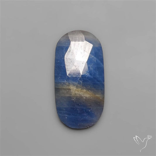 Rose Cut Blue Sapphire