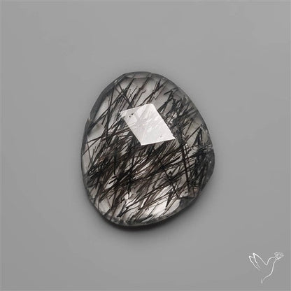 Rose Cut Black Rutile Quartz