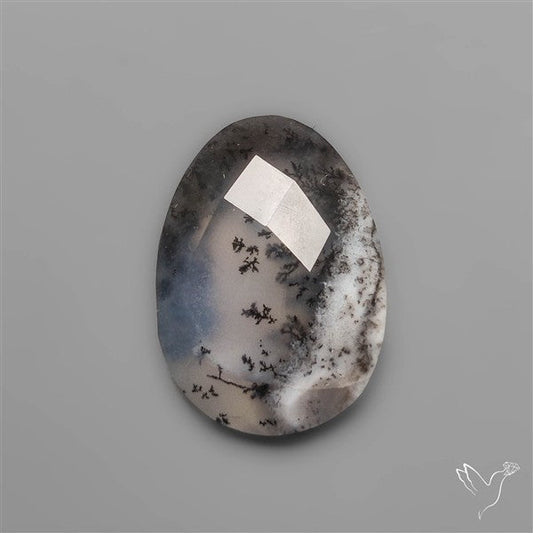 Rose Cut Dendritic Agate