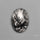 Rose Cut Black Tourmalinated Quartz