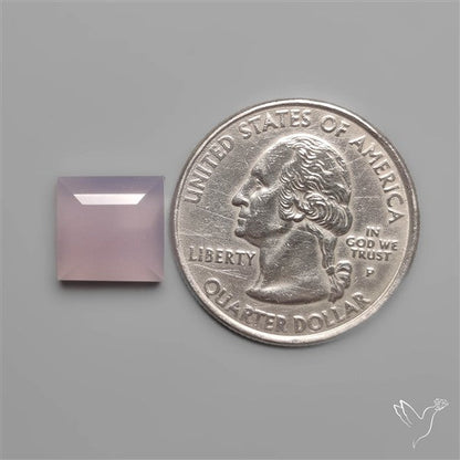 Step Cut Rose Chalcedony