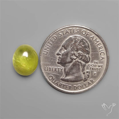 Green Sphene Cabochon