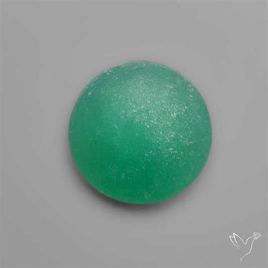 Matte Chrome Chalcedony Cabochon