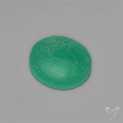 Matte Chrome Chalcedony Cabochon