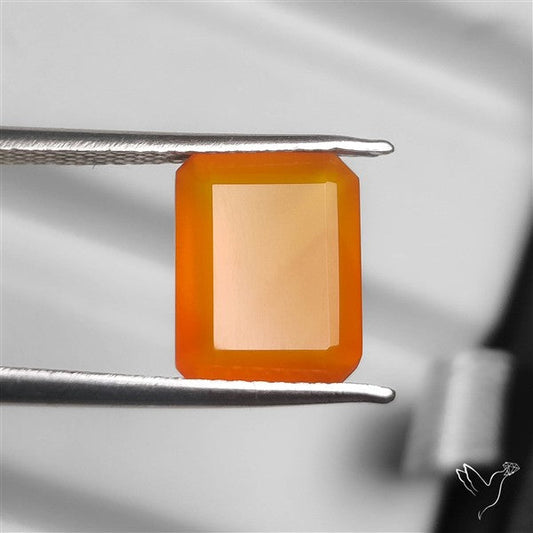 Faceted Carnelian Agate