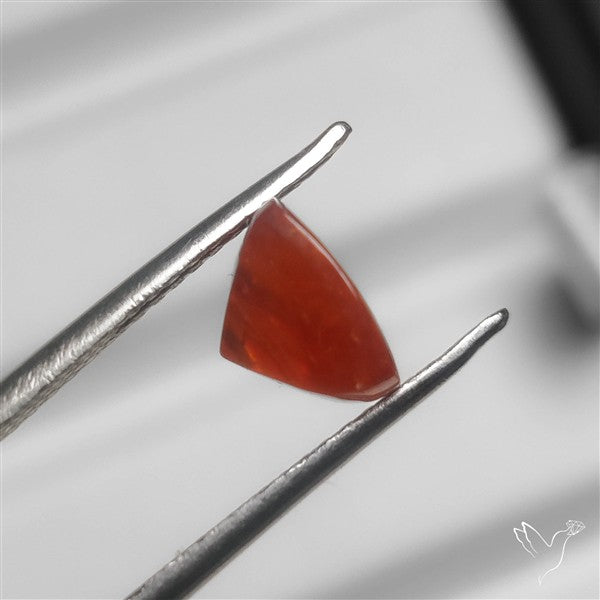 Rare Gem Mandarin Spessartite Garnet Sugarloaf Cut