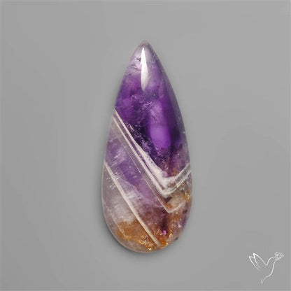 Chevron Amethyst Cabochon