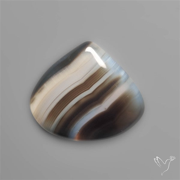 Black Banded Agate Cabochon