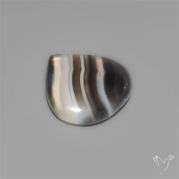 Black Banded Agate Cabochon