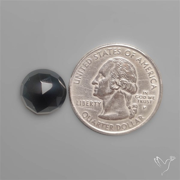 Rose Cut Black Spinel