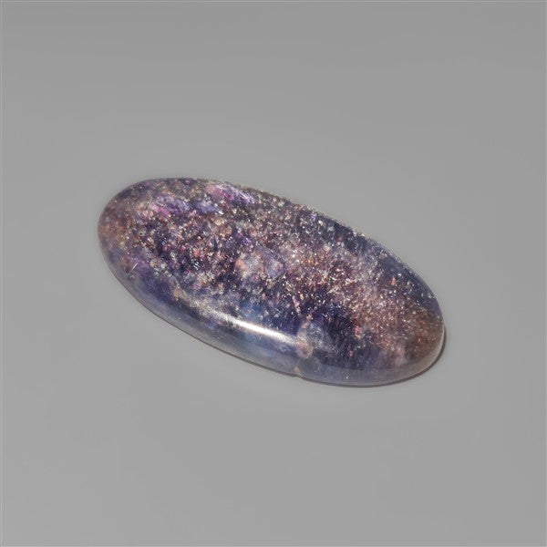 Bloodshot Iolite Sunstone Cabochon with Confetti