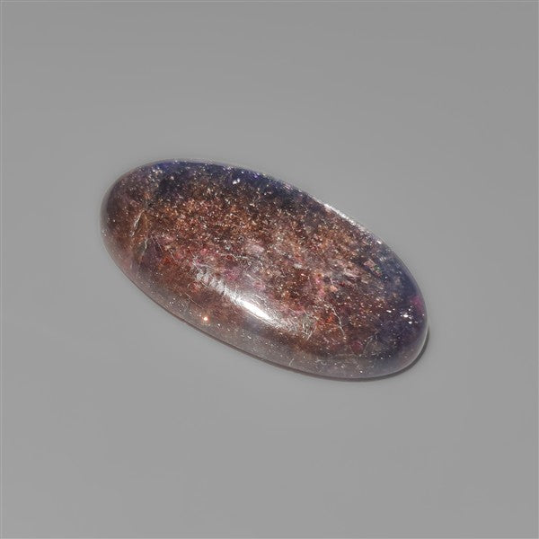 Bloodshot Iolite Sunstone Cabochon with Confetti
