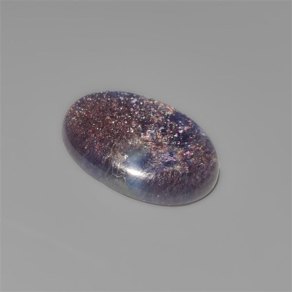 Bloodshot Iolite Sunstone Cabochon with Confetti