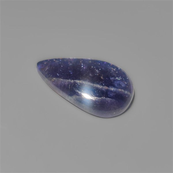 Bloodshot Iolite Sunstone Cabochon with Confetti