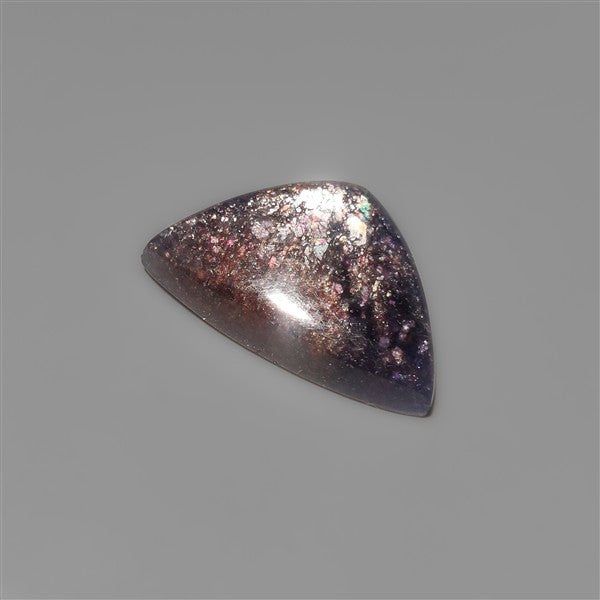 Bloodshot Iolite Sunstone Cabochon with Confetti