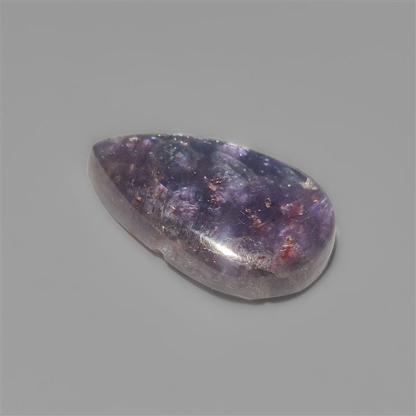 Bloodshot Iolite Sunstone Cabochon with Confetti