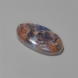 Bloodshot Iolite Sunstone Cabochon with Confetti