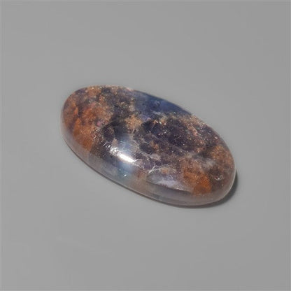 Bloodshot Iolite Sunstone Cabochon with Confetti