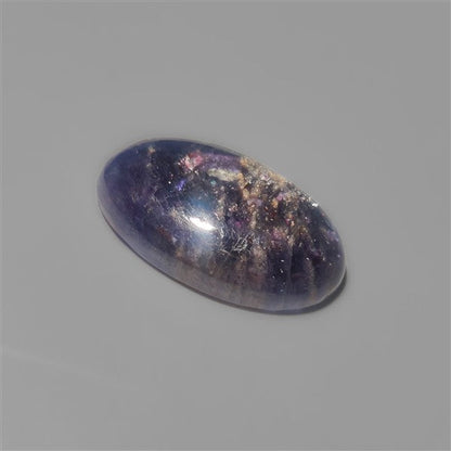 Bloodshot Iolite Sunstone Cabochon with Confetti