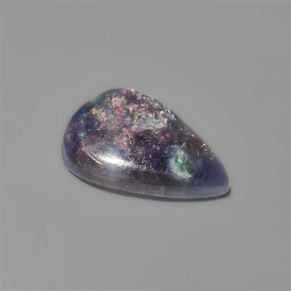 Bloodshot Iolite Sunstone Cabochon with Confetti