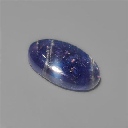 Bloodshot Iolite Sunstone Cabochon with Confetti