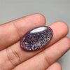 Bloodshot Iolite Sunstone Cabochon with Confetti