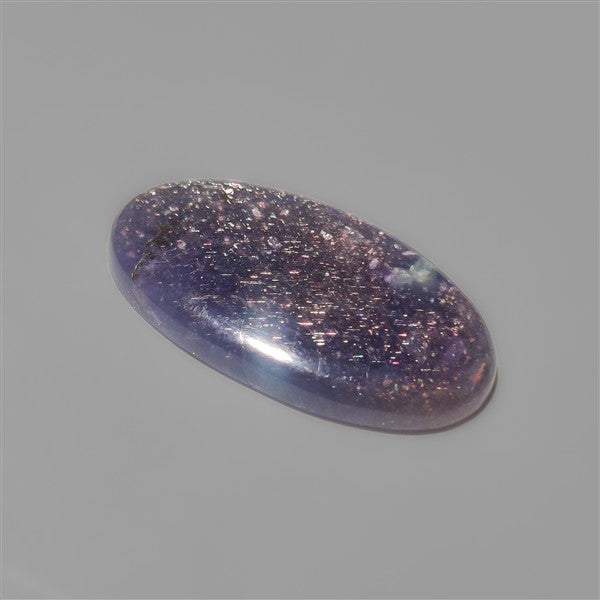 Bloodshot Iolite Sunstone Cabochon with Confetti