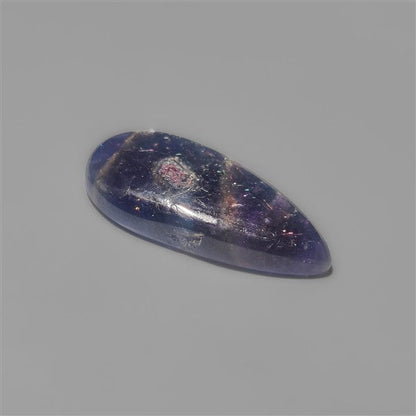 Bloodshot Iolite Sunstone Cabochon with Confetti