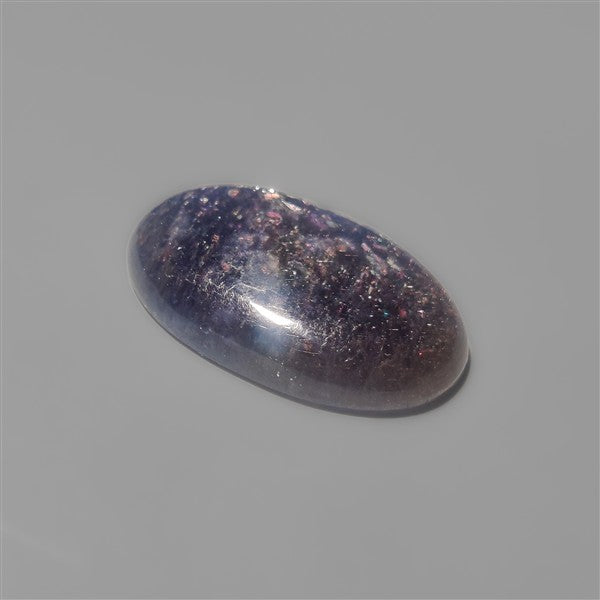 Bloodshot Iolite Sunstone Cabochon with Confetti