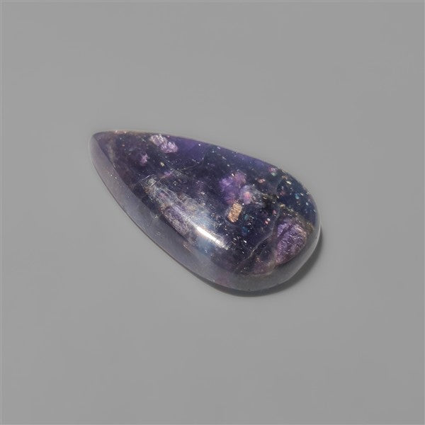 Bloodshot Iolite Sunstone Cabochon with Confetti