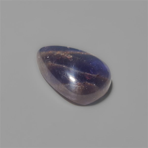 Bloodshot Iolite Sunstone Cabochon with Confetti