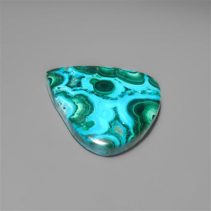 Chrysocolla In Malachite Cabochon