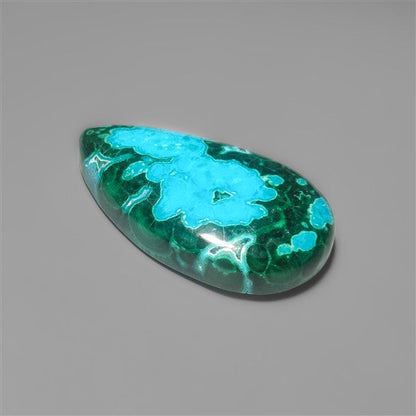 Chrysocolla In Malachite Cabochon