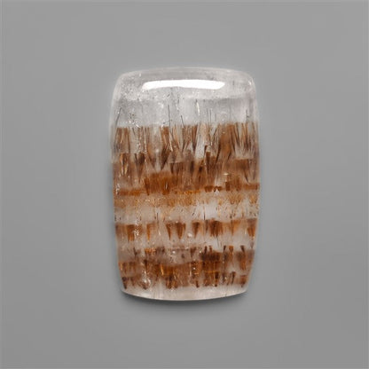 Cacoxenite in Quartz Cabochon