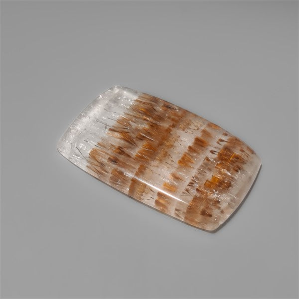 Cacoxenite in Quartz Cabochon