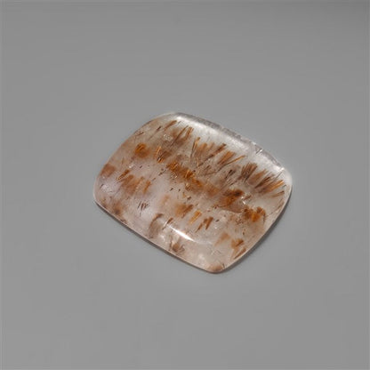 Cacoxenite in Quartz Cabochon