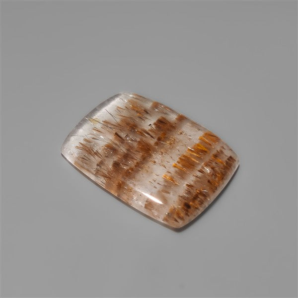 Cacoxenite in Quartz Cabochon
