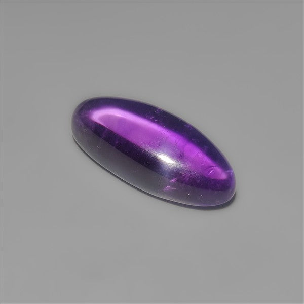 Gemmy Amethyst Cabochon Deep Natural Violet Color