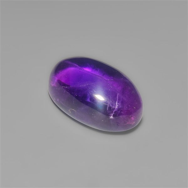 Gemmy Amethyst Cabochon Deep Natural Violet Color