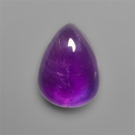 Gemmy Amethyst Cabochon Deep Natural Violet Color