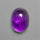 Gemmy Amethyst Cabochon Deep Natural Violet Color