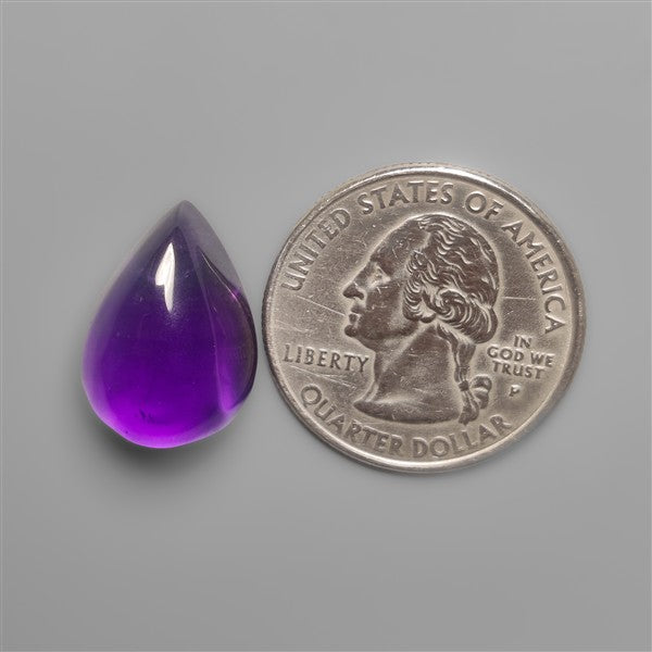 Gemmy Amethyst Cabochon Deep Natural Violet Color