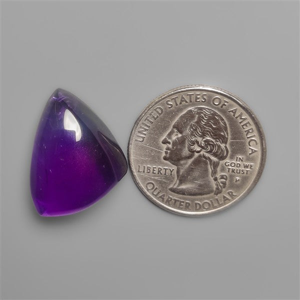 Gemmy Amethyst Cabochon Deep Natural Violet Color