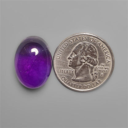Gemmy Amethyst Cabochon Deep Natural Violet Color