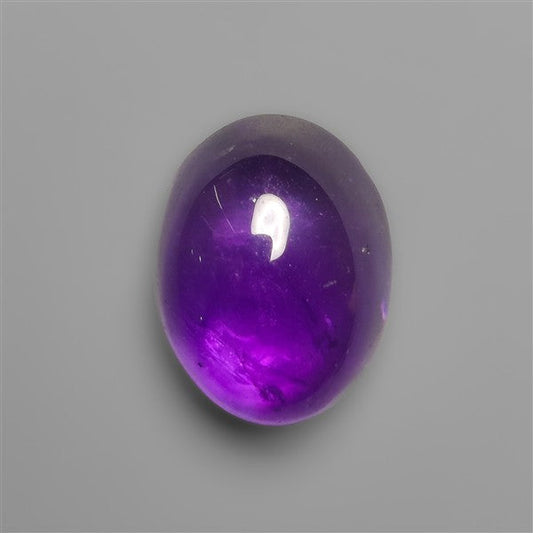 Gemmy Amethyst Cabochon Deep Natural Violet Color