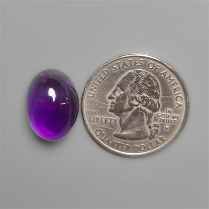 Gemmy Amethyst Cabochon Deep Natural Violet Color